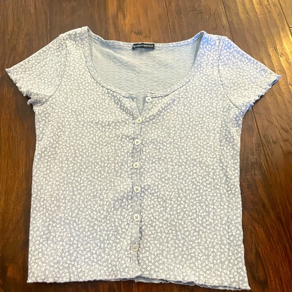 Brandy Melville Tops Brandy Floral Zelly Top Poshmark